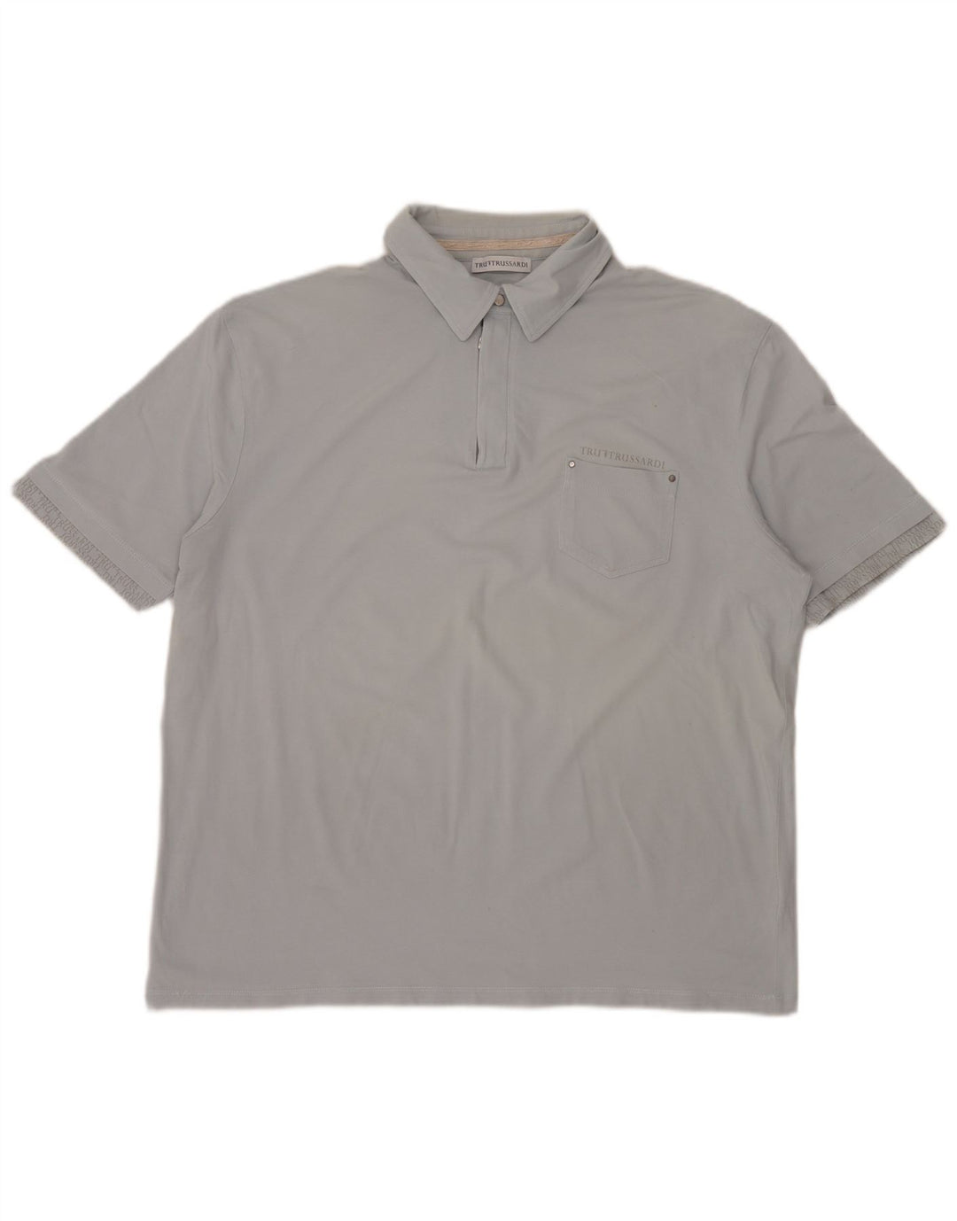 Camisa polo masculina Trussardi 3XL cinza