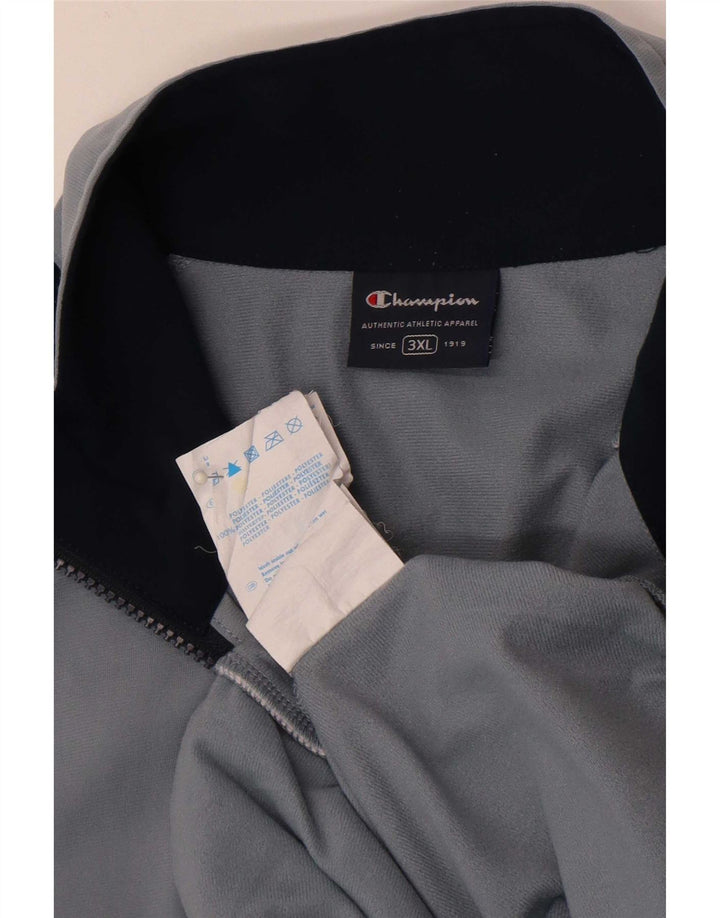 Jaqueta masculina Champion 3XL cinza Colourblock poliéster