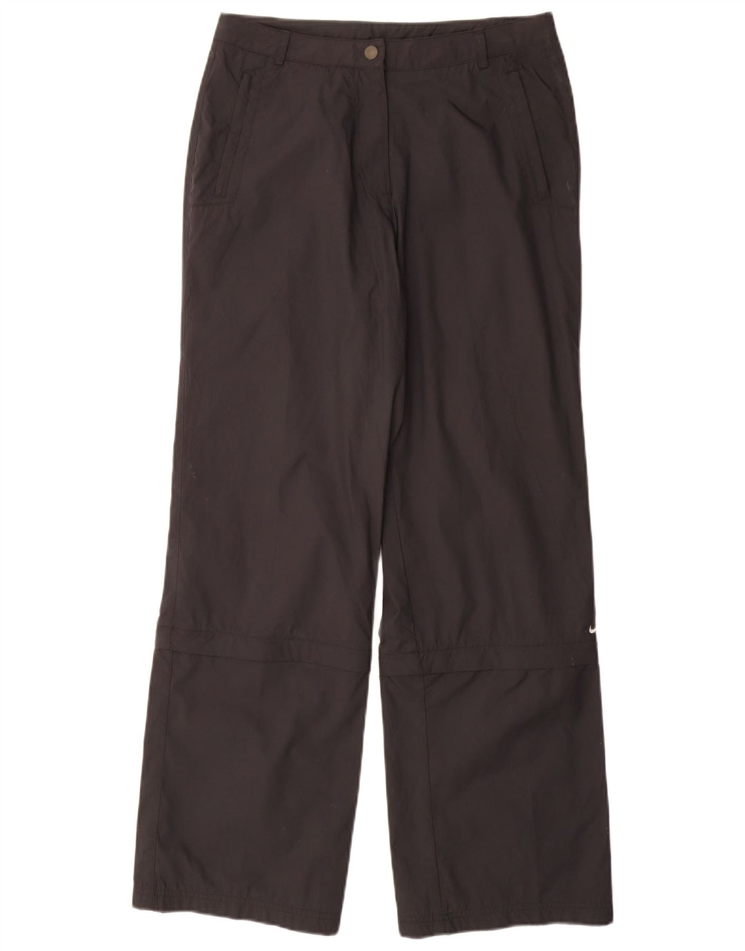 Calça de treino feminina NIKE UK 12 poliéster preto médio