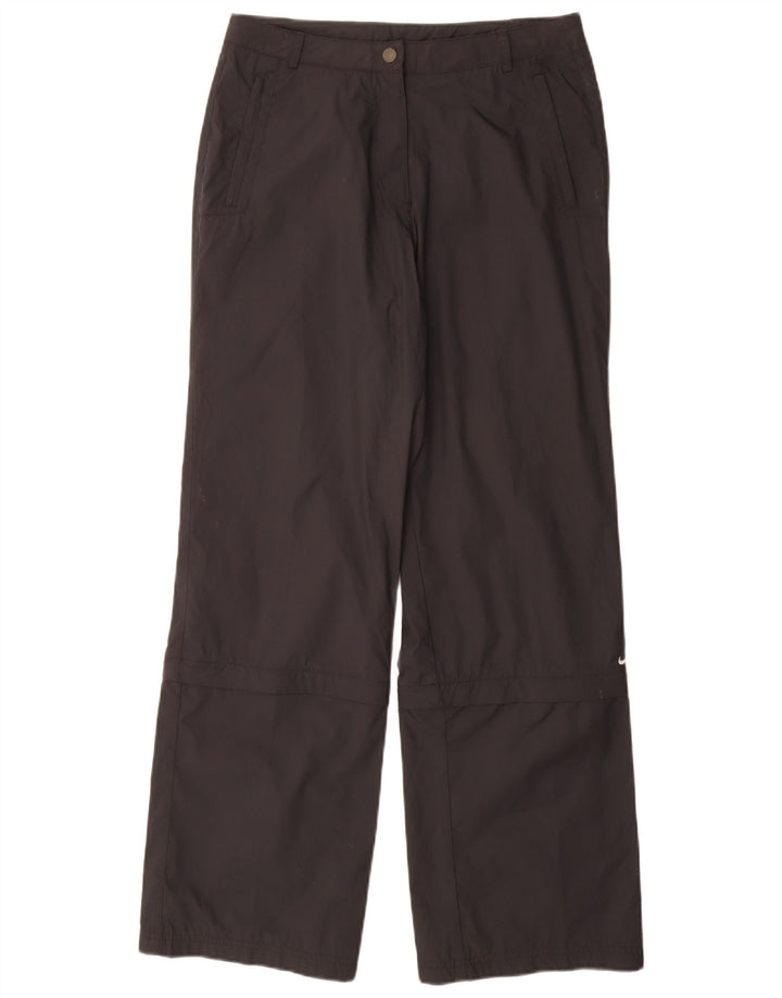 Calça de treino feminina NIKE UK 12 poliéster preto médio