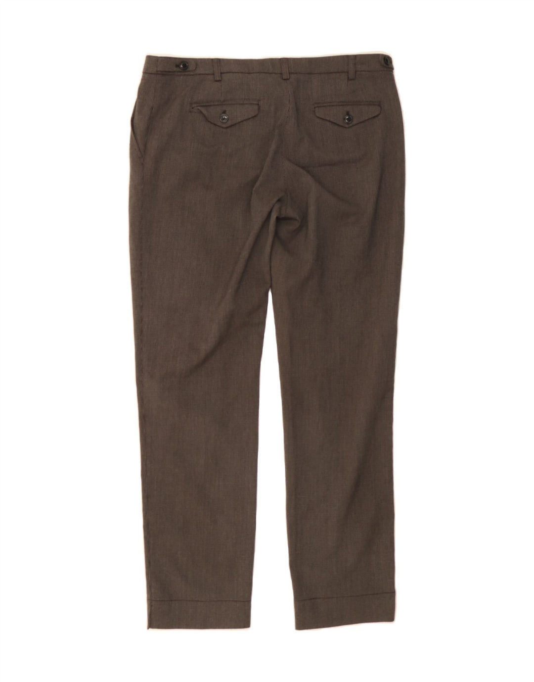 MARLBORO CLASSICS Womens Suit Trousers EU 42 Large W34 L30 Brown Check Vintage Marlboro Classics and Second-Hand Marlboro Classics from Messina Hembry 