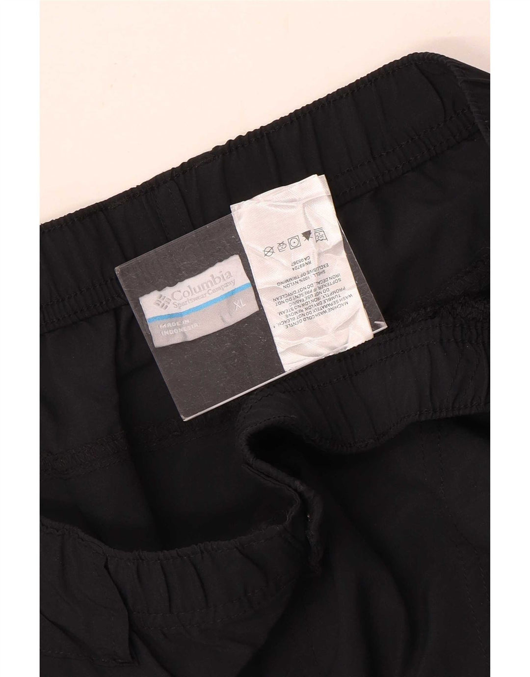 Columbia Mens Cargo Shorts XL W38 Azul Marinho Nylon