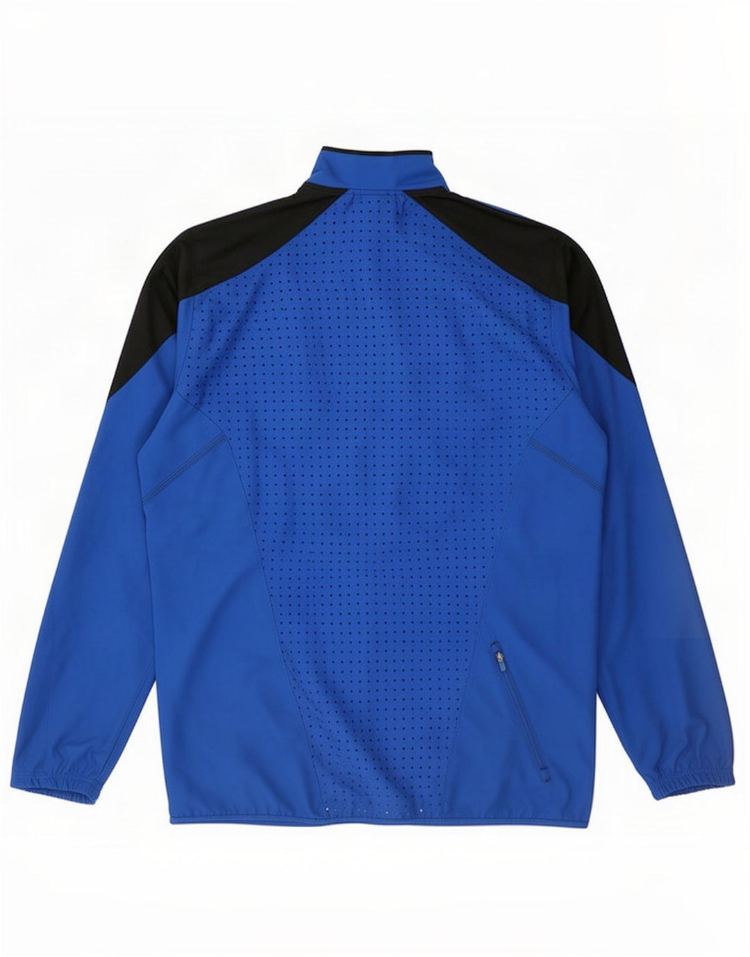 Adidas Mens Treino Top Jaqueta Grande Azul Colorblock Poliéster