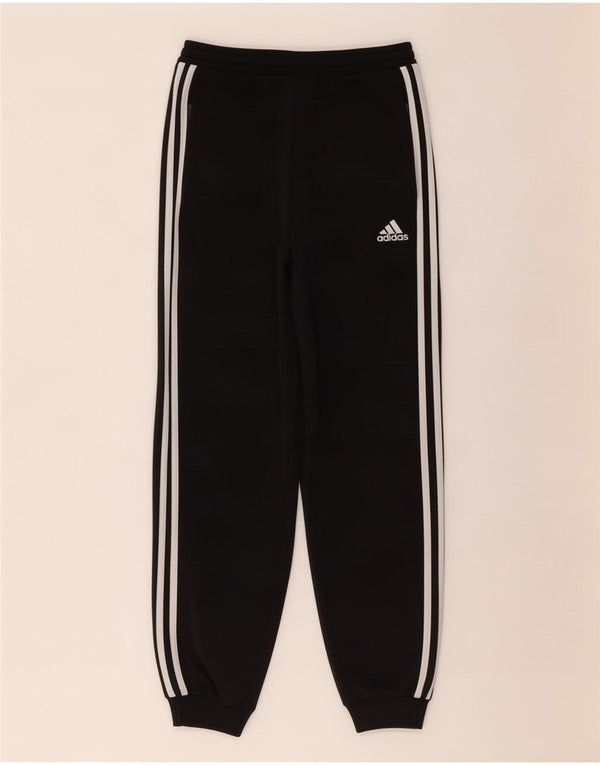 Adidas meninos calças de treino joggers 11-12 anos preto poliéster