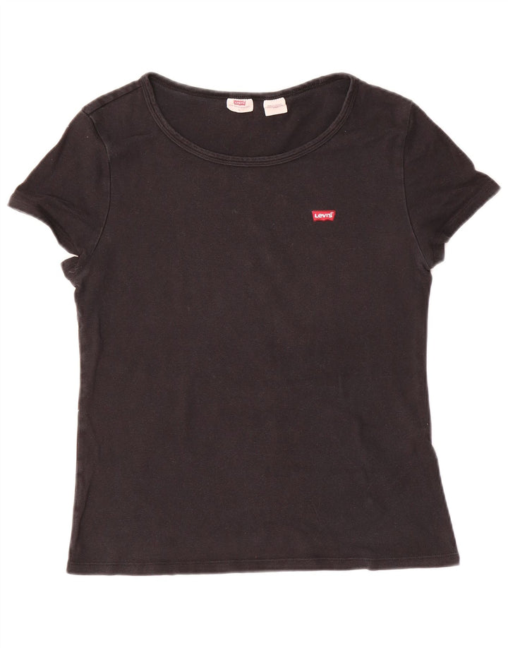Camiseta feminina LEVI'S UK 14 grande preta