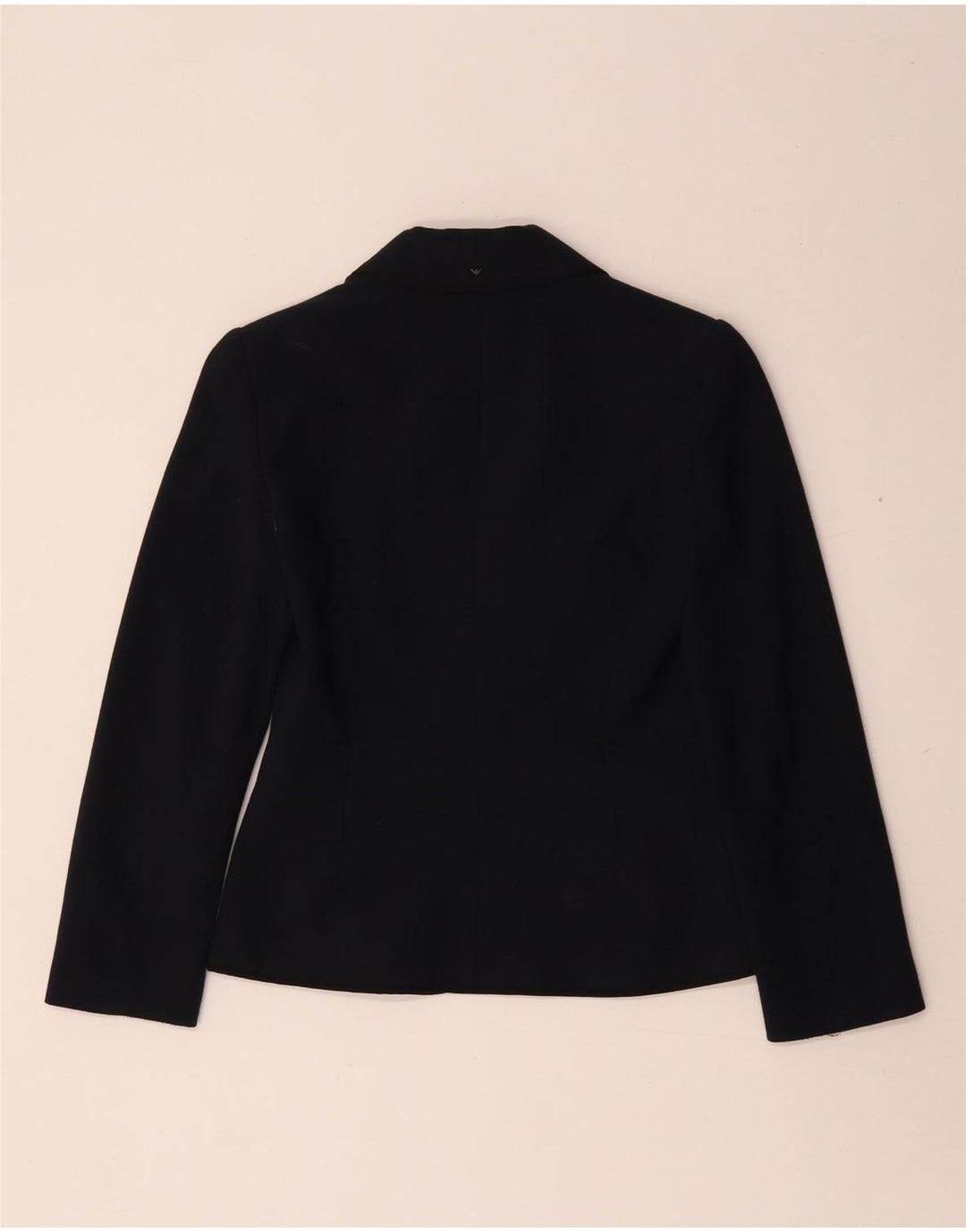 Jaqueta Blazer Feminina Armani Jeans com 2 Botões IT 40 Pequeno Azul Marinho
