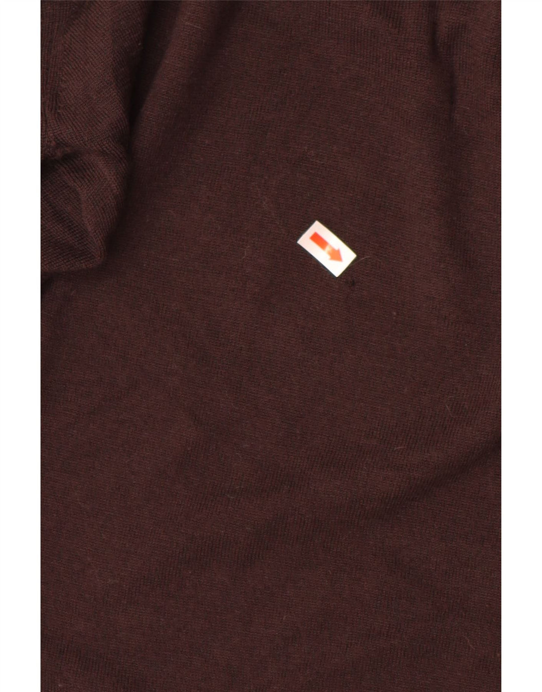 Suéter feminino HOBBS com gola canoa Reino Unido 12 lã nova marrom médio