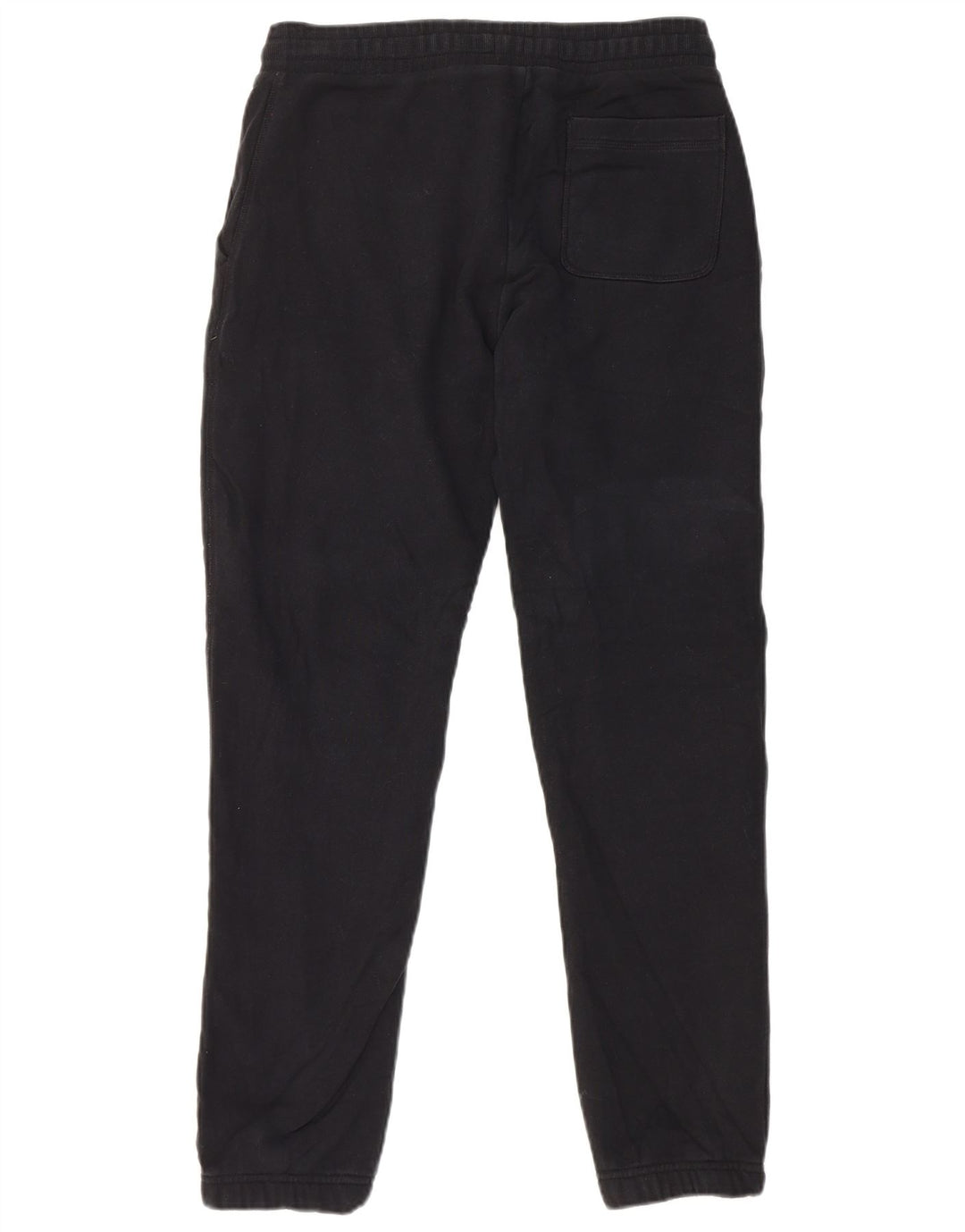 Calça corta-vento masculina Marks & Spencer de ajuste regular, pequena, preta, de algodão