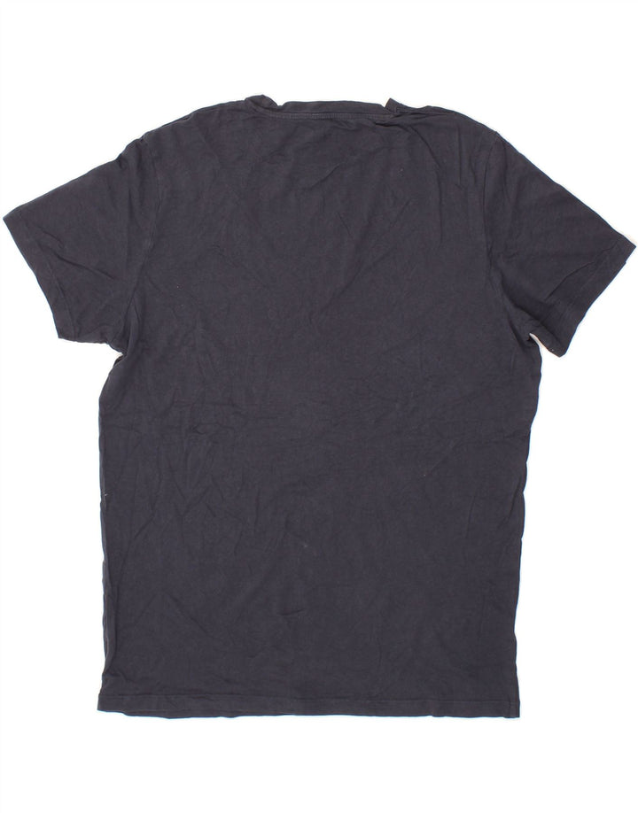 JACK & JONES Mens T-Shirt Top Medium Navy Blue Cotton Vintage Jack & Jones and Second-Hand Jack & Jones from Messina Hembry 