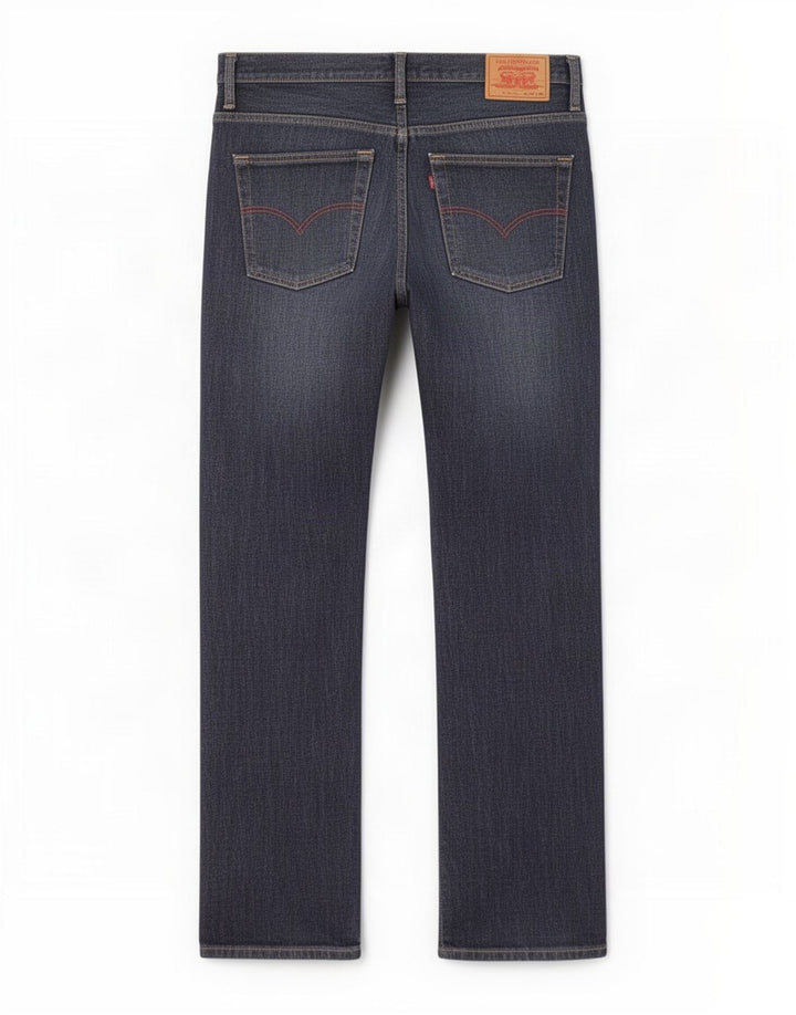 Levi's Masculino 507 Bootcut Jeans W32 L34 Azul Marinho Algodão