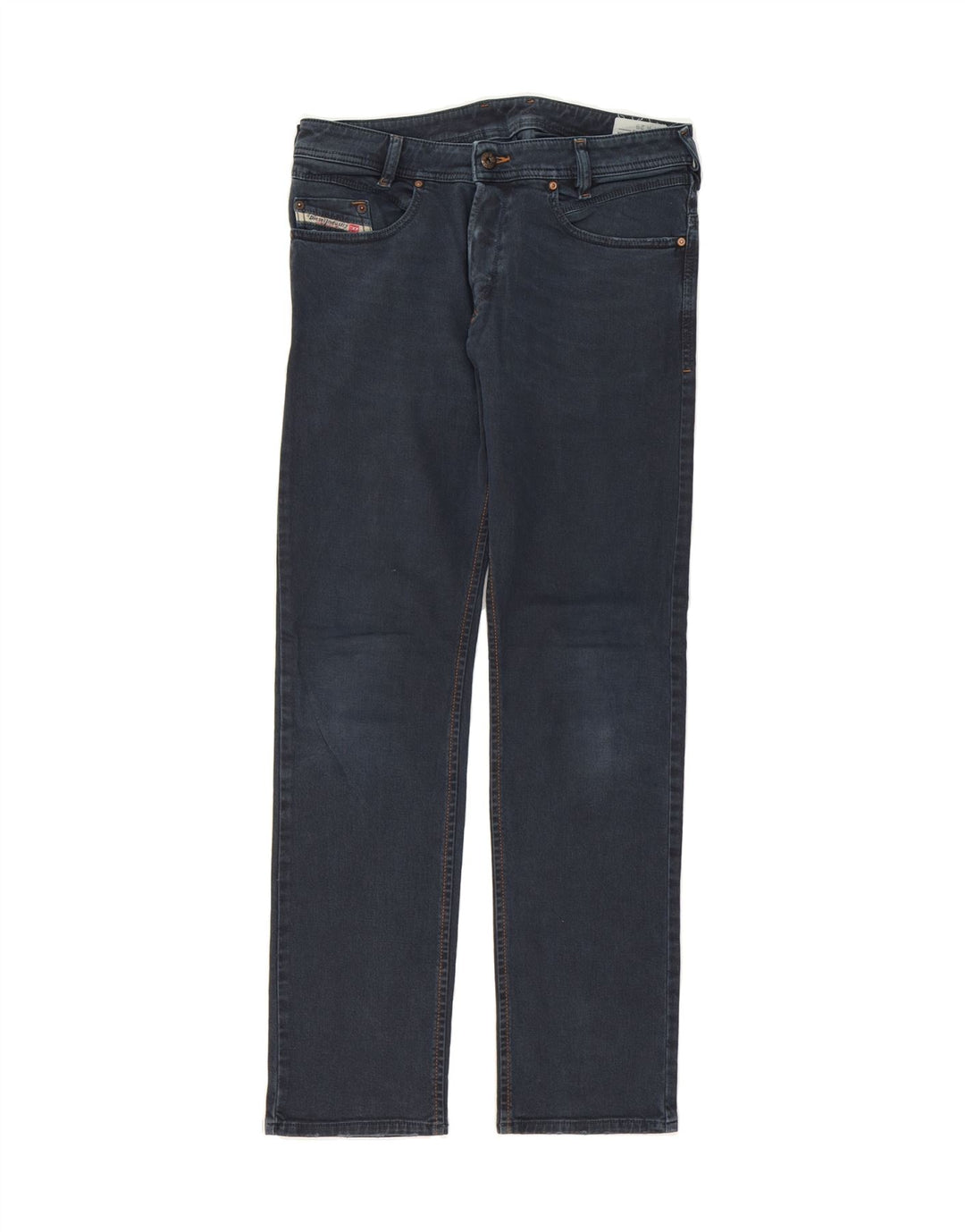 DIESEL Womens Iakop Regular Slim Straight Jeans W29 L30 Black Cotton Vintage Diesel and Second-Hand Diesel from Messina Hembry 