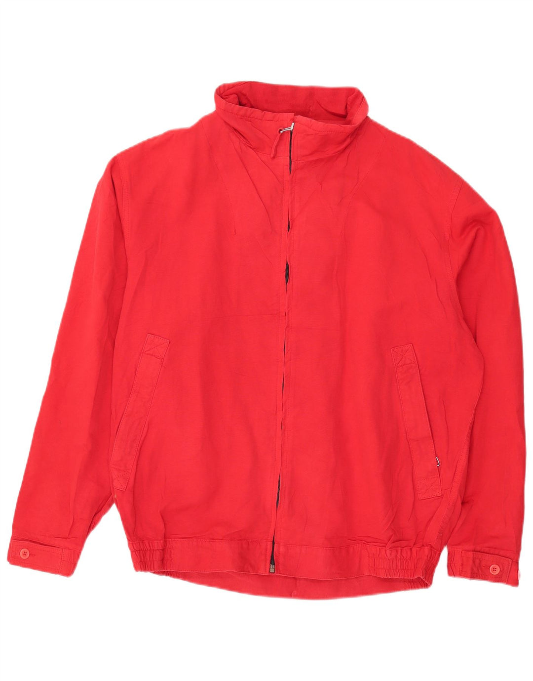 Jaqueta bomber masculina vintage UK 40 grande algodão vermelho