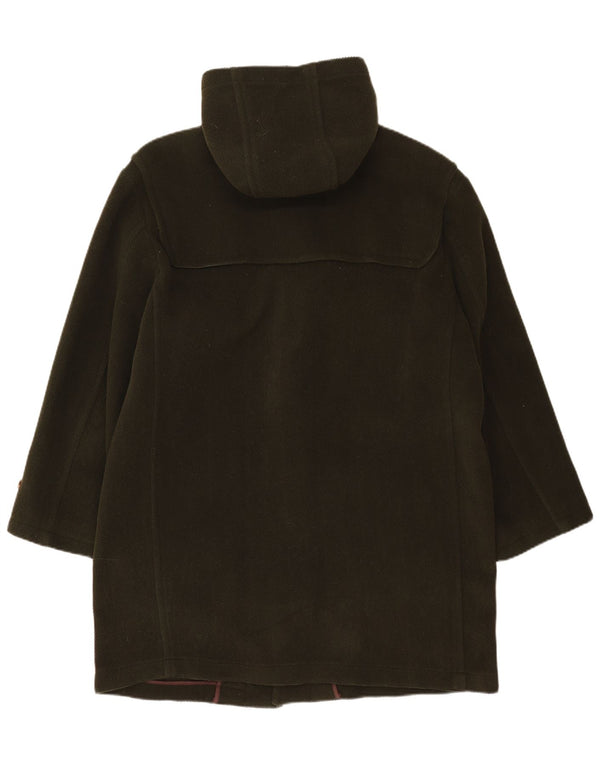 Ivy Oxford Mens Hooded Duffle Coat UK 40 Large Khaki Wool