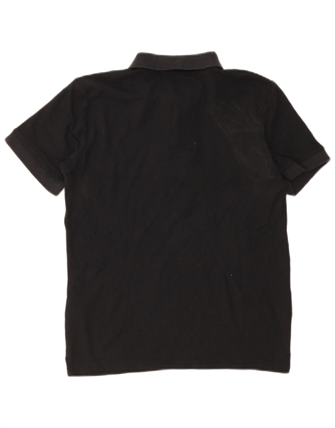 Camisa polo masculina Umbro pequena de algodão preto