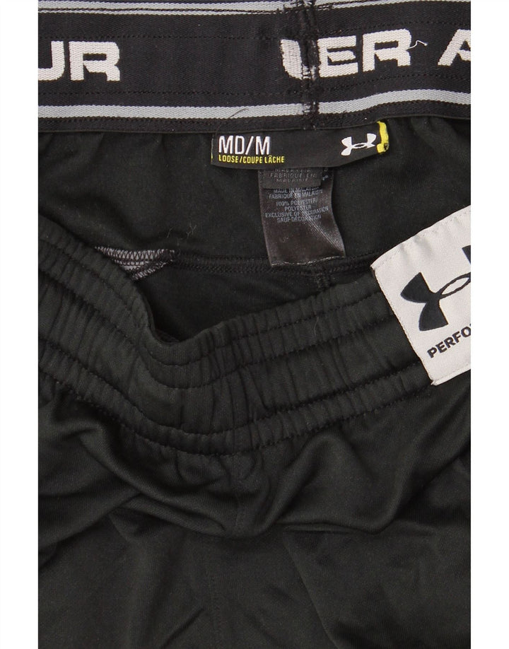 Calça de treino masculina Under Armour médio preto colorblock poliéster