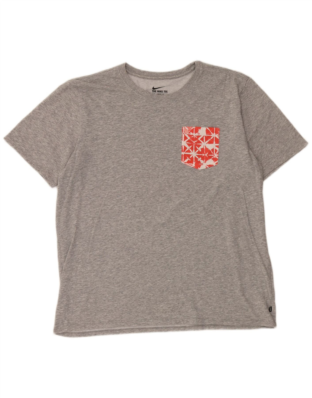 Camiseta masculina NIKE Dri Fit Top XL cinza algodão