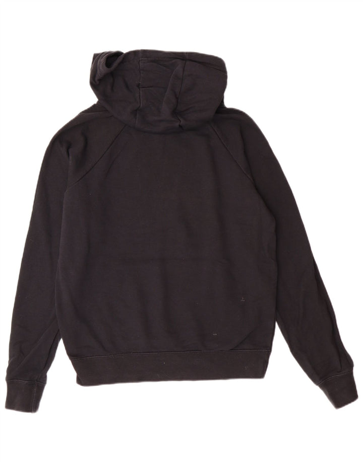 Jumper com capuz Nike feminino oversized UK 10 pequeno algodão preto