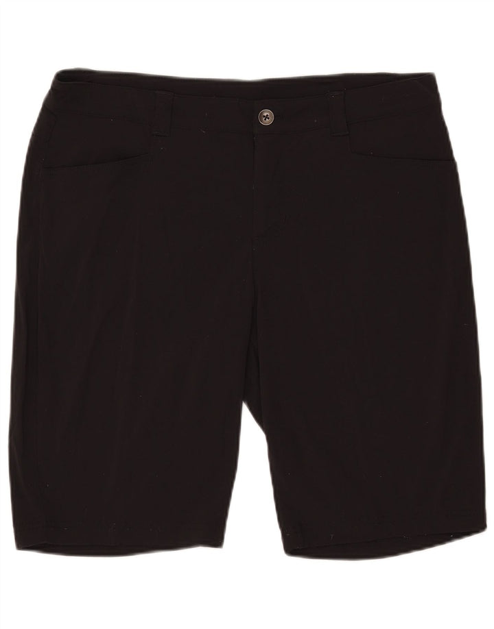 Shorts casuais femininos Eddie Bauer EUA 14 XL W36 preto
