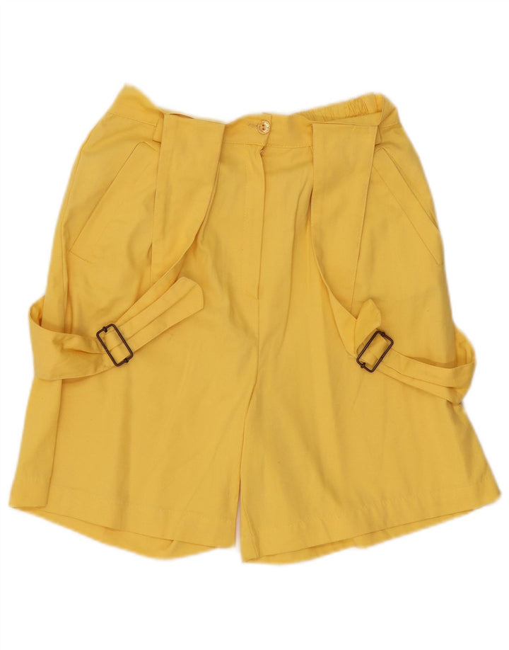 Shorts Chino feminino vintage W26 pequeno amarelo