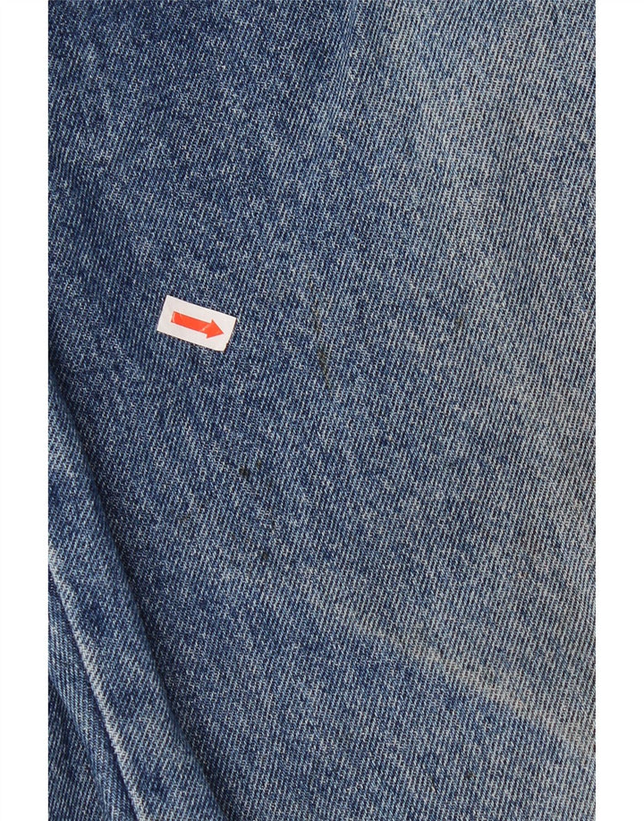 Trussardi Mens Straight Jeans IT 52 XL W38 L32 Azul Algodão