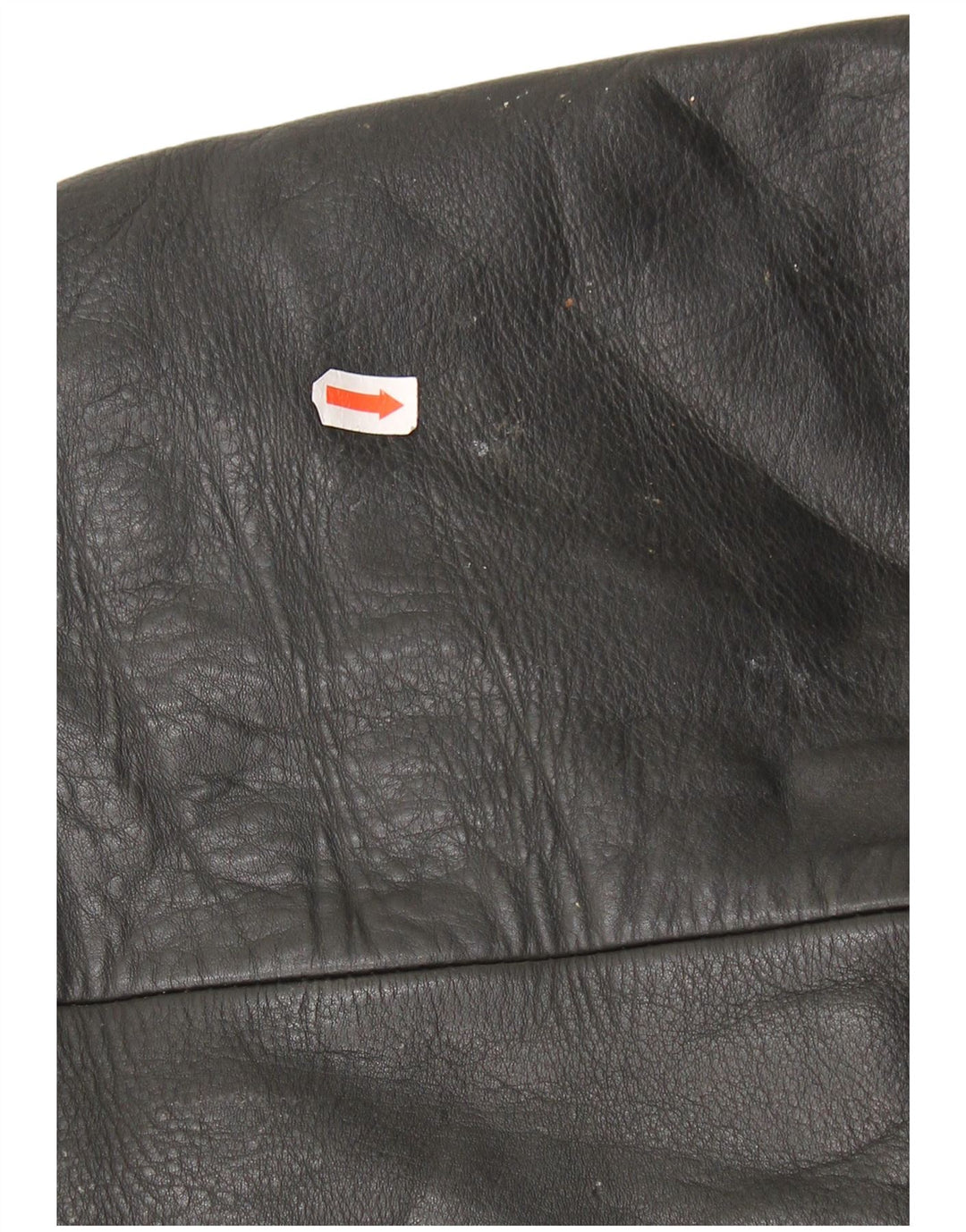 Jaqueta de motociclista de couro feminina vintage UK 22 3XL couro preto