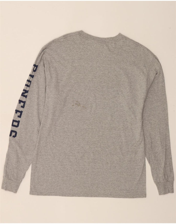 CHAMPION Mens Graphic Top Long Sleeve Large Grey Vintage Champion and Second-Hand Champion from Messina Hembry 