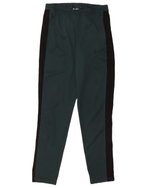 Calça de treino feminina Nike Dri Fit Slim UK 10 Small Blue Colourblock