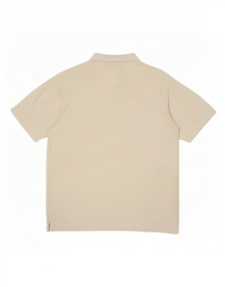Camisa polo masculina Adidas Reino Unido 42/44 grande branca