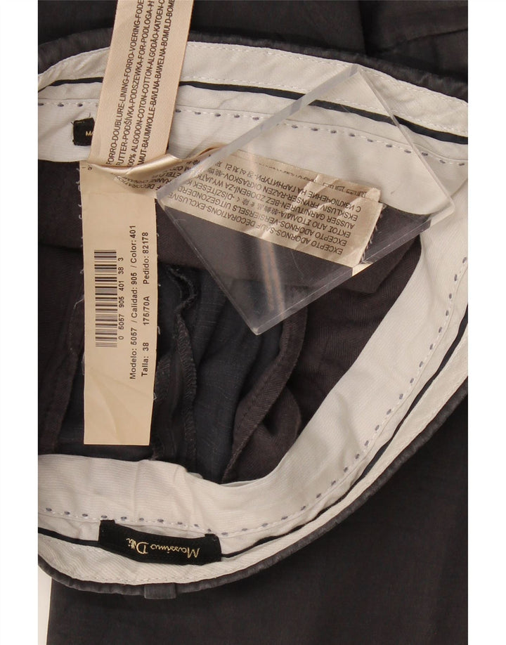 Calça Chino Feminina MASSIMO DUTTI EU 38 Pequeno W32 L30 Algodão Marrom