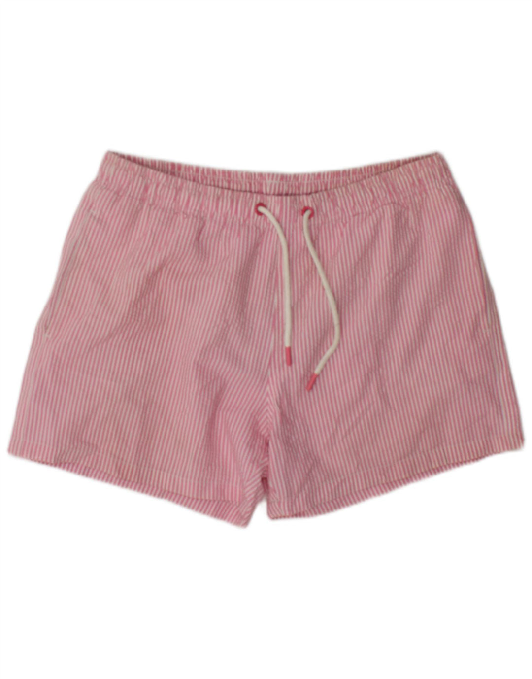 Zara Shorts de banho masculino grande W34 listrado rosa