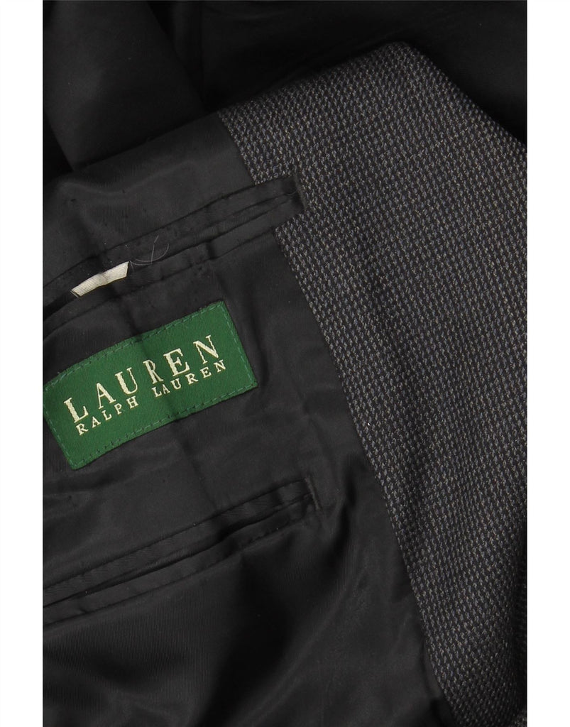 RALPH LAUREN Mens 2 Button Blazer Jacket UK 36 Small Grey Vintage Ralph Lauren and Second-Hand Ralph Lauren from Messina Hembry 