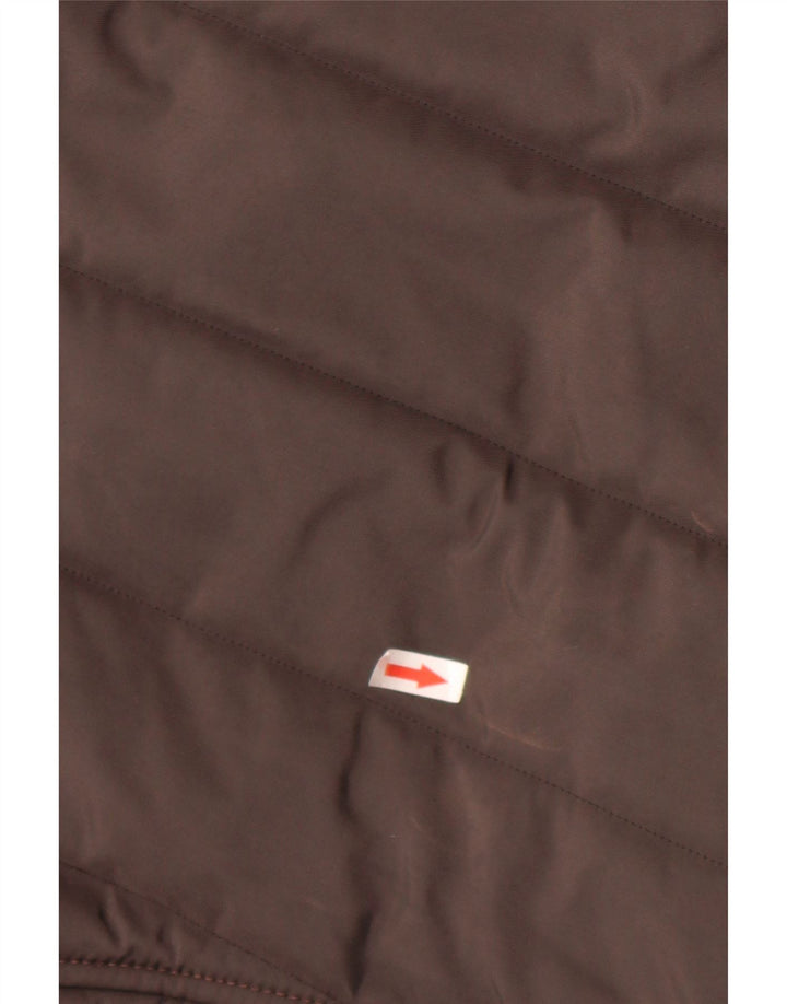 Casaco corta-vento feminino Refrigiwear Cruz UK 14 médio marrom nylon