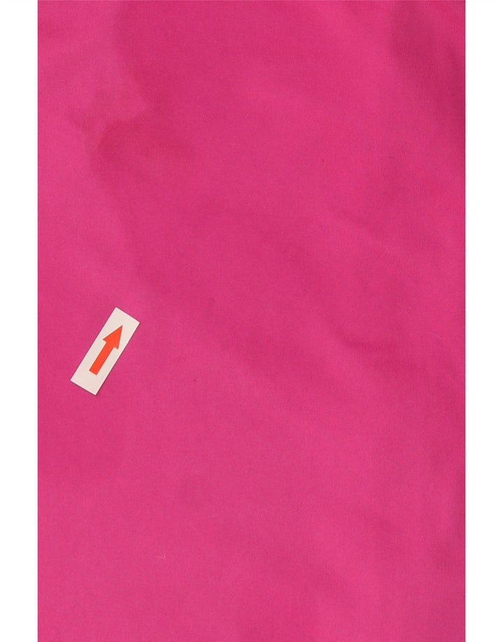 Suéter feminino Puma com capuz e zíper Reino Unido 16 grande poliéster rosa