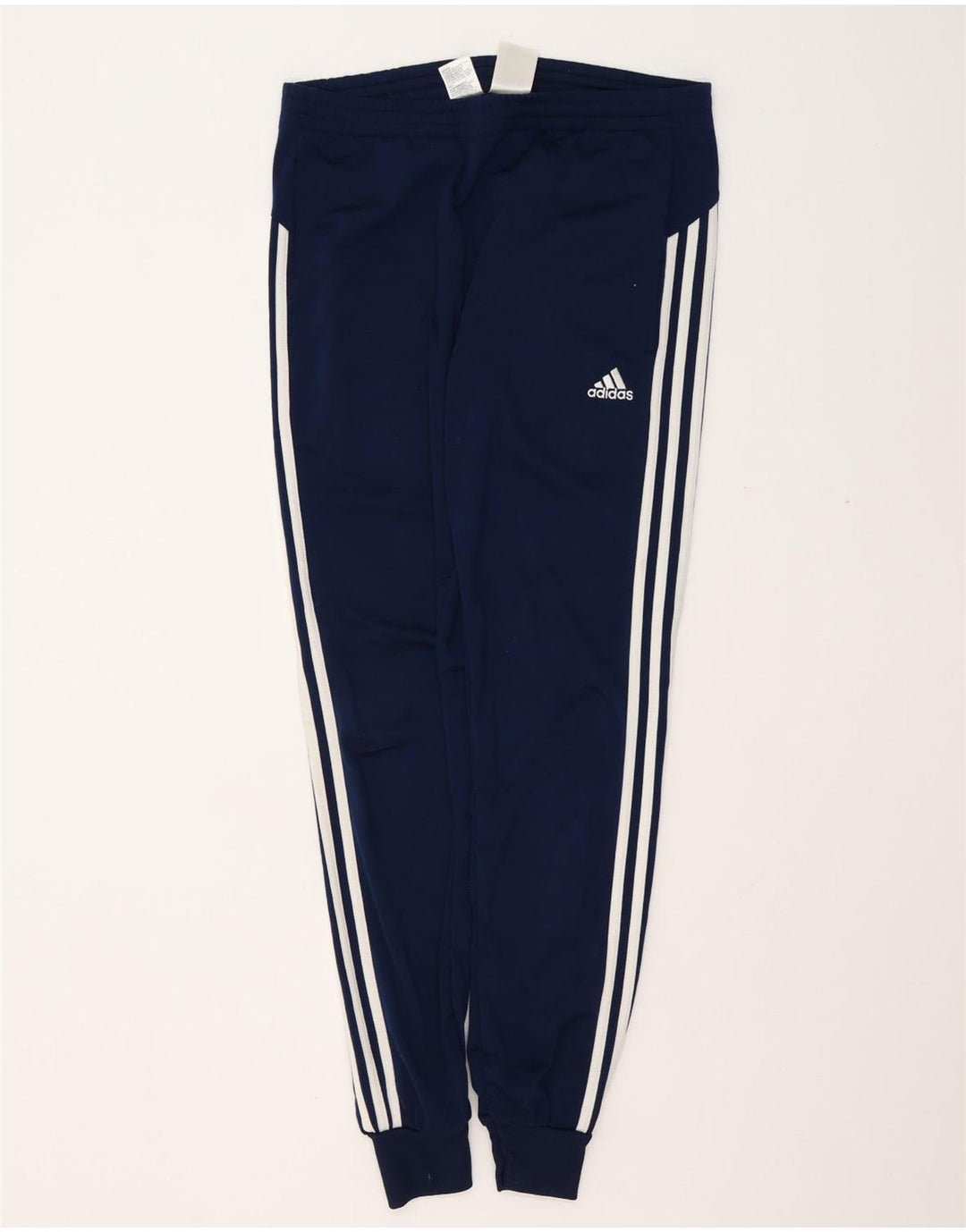ADIDAS Calças de treino masculinas Joggers UK 36/38 Pequeno Azul Marinho Poliéster