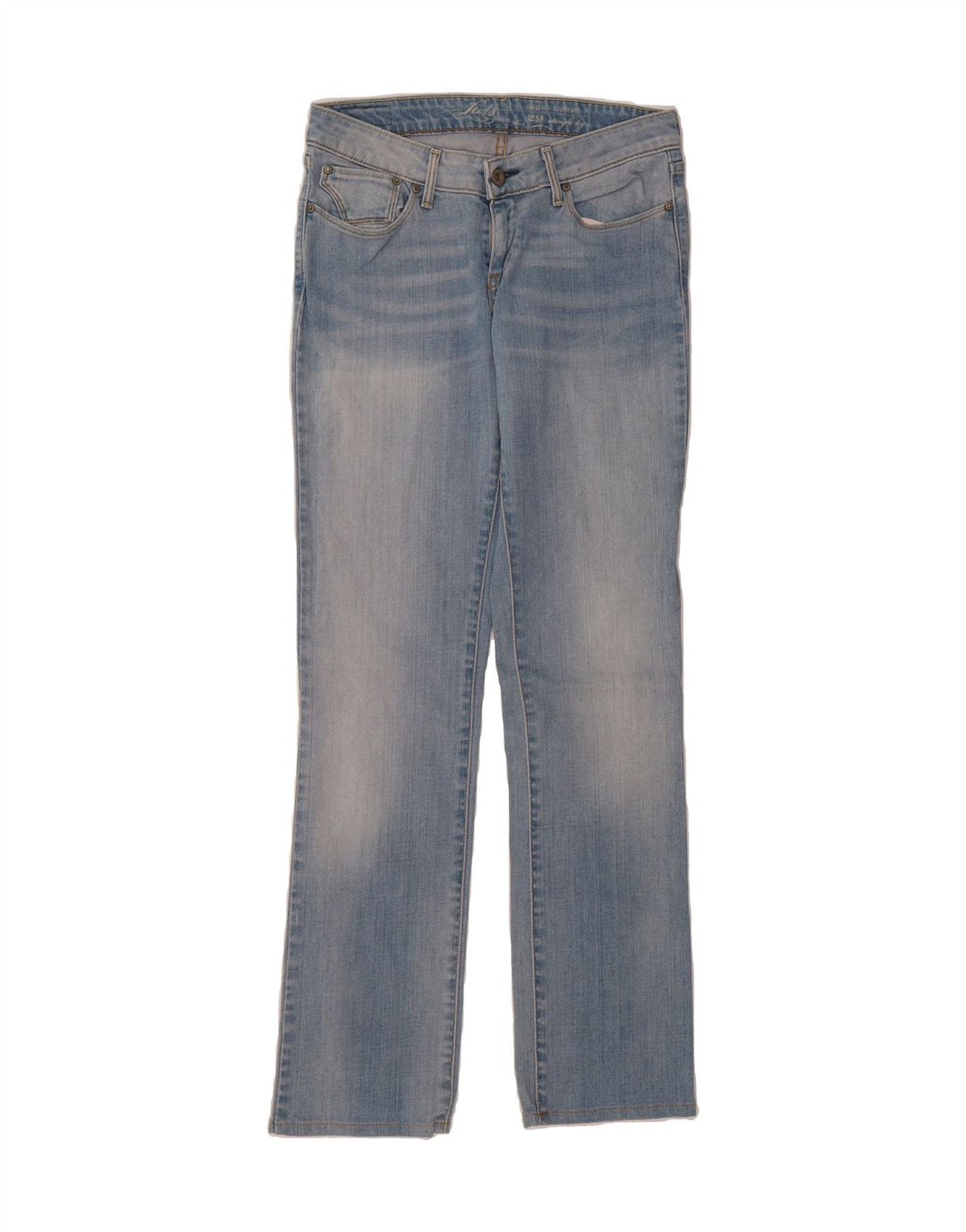 LEVI'S Womens Straight Jeans W29 L34 Blue Cotton Vintage Levi's and Second-Hand Levi's from Messina Hembry 