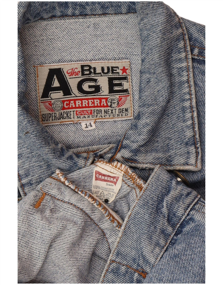 Jaqueta jeans Carrera Boys Loose Fit 13-14 anos azul algodão
