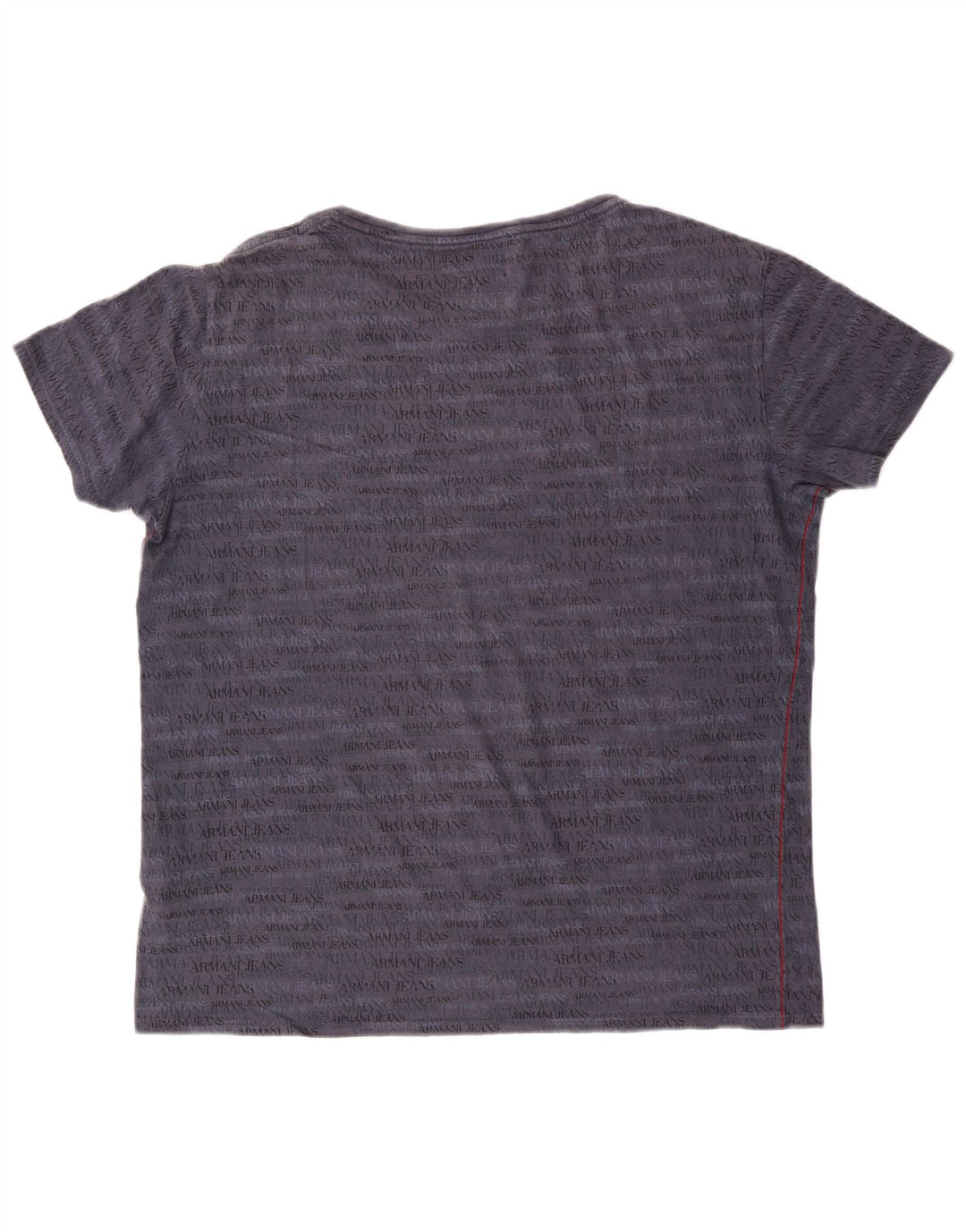 ARMANI JEANS Camiseta masculina slim gráfica top 2XL azul marinho