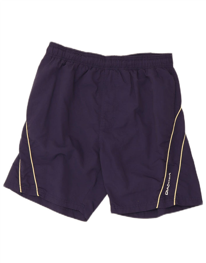 Diadora Mens Sport Shorts Grande Poliamida Azul Marinho