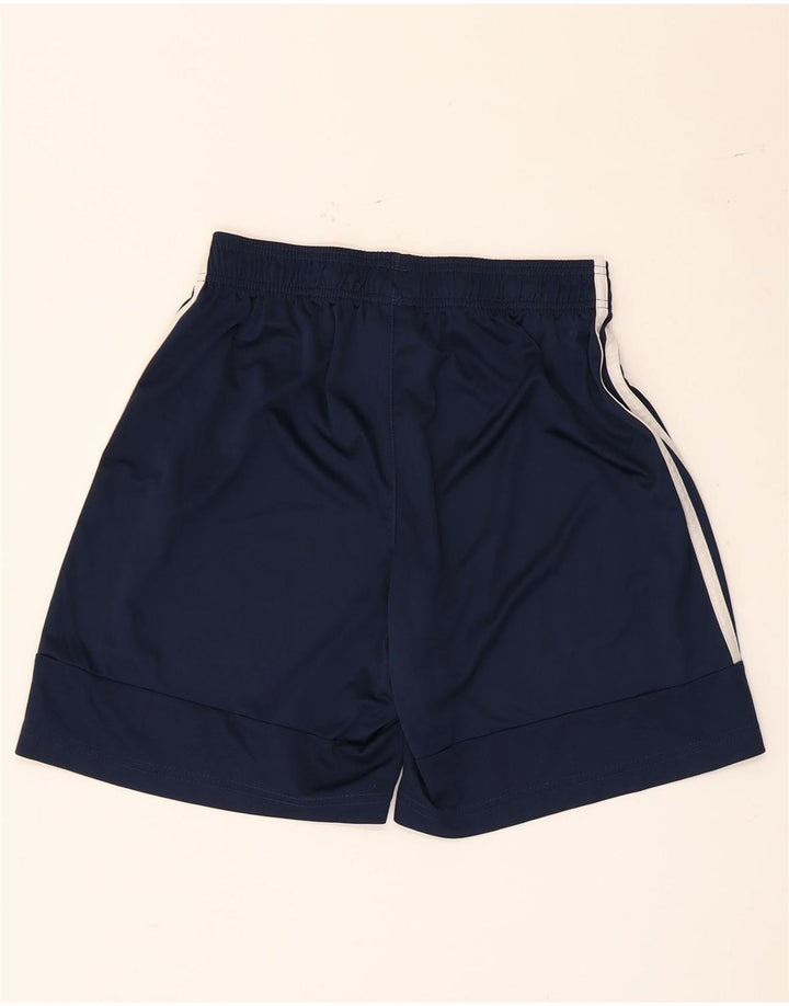 Shorts esportivos masculinos Adidas médio azul marinho poliéster