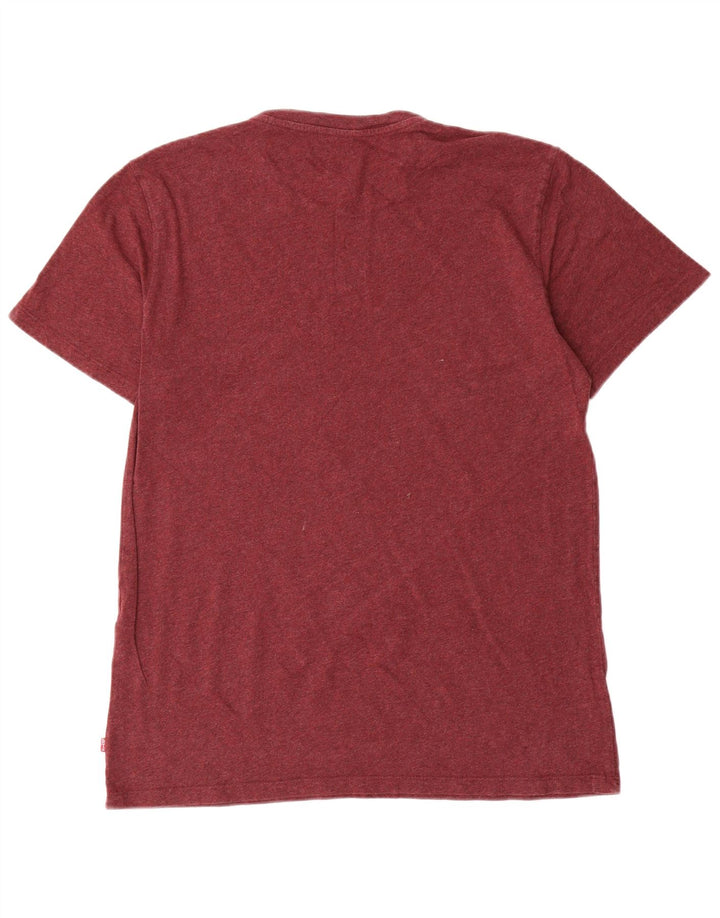 Camiseta gráfica masculina Levi's Top grande marrom manchado