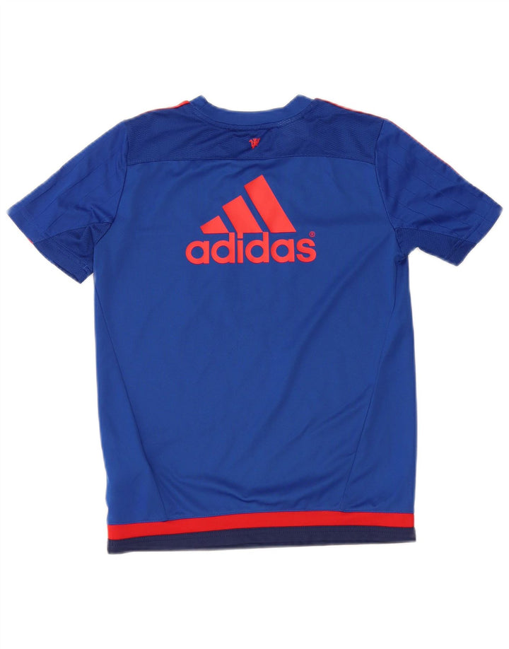 Camiseta Adidas Menino Manchester United Graphic 9-10 Anos Azul