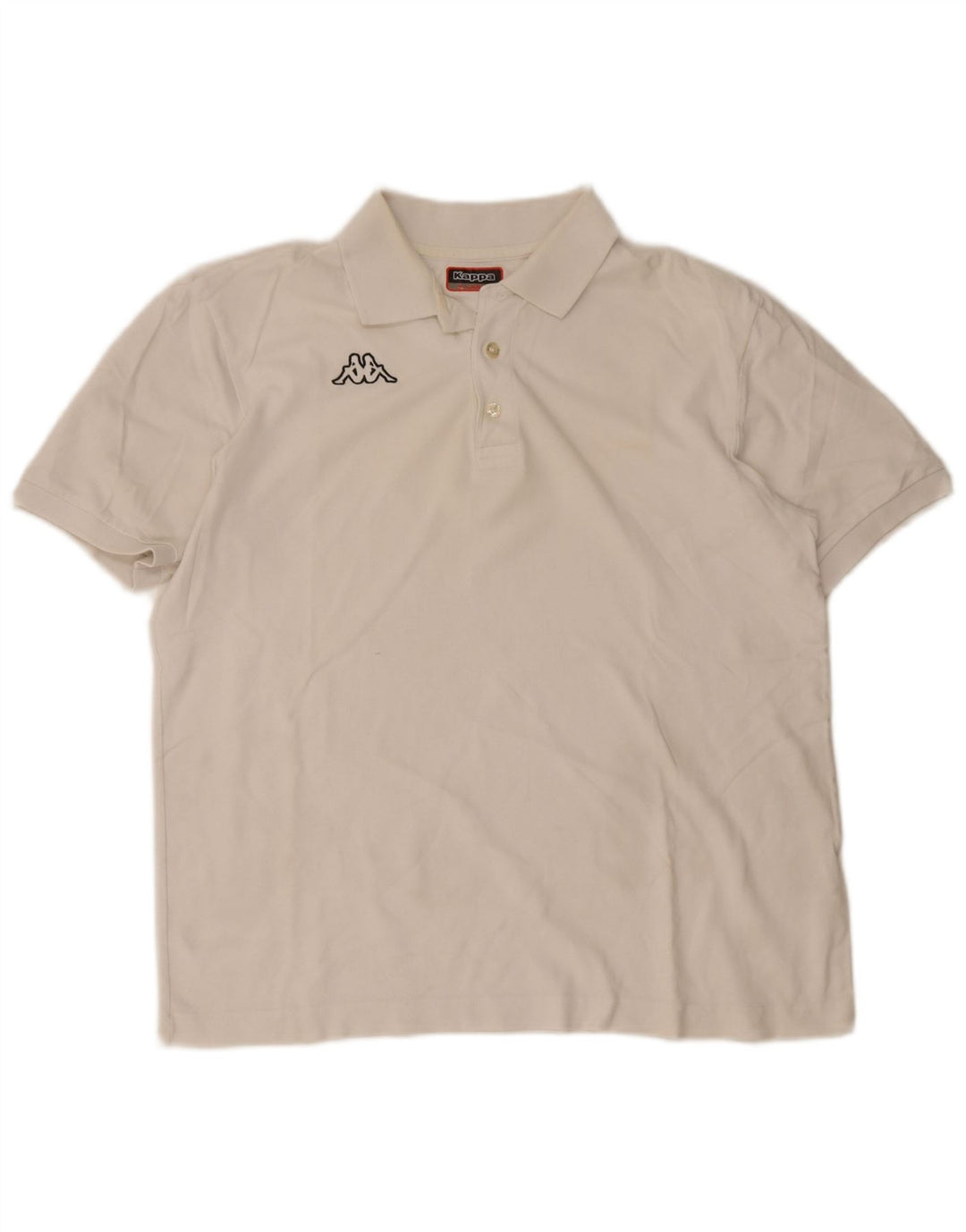 Camisa polo masculina Kappa XL algodão branco