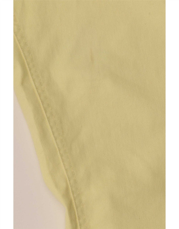 Calça feminina Marks & Spencer Per Una cortada UK 12 médio W32 L22 amarelo