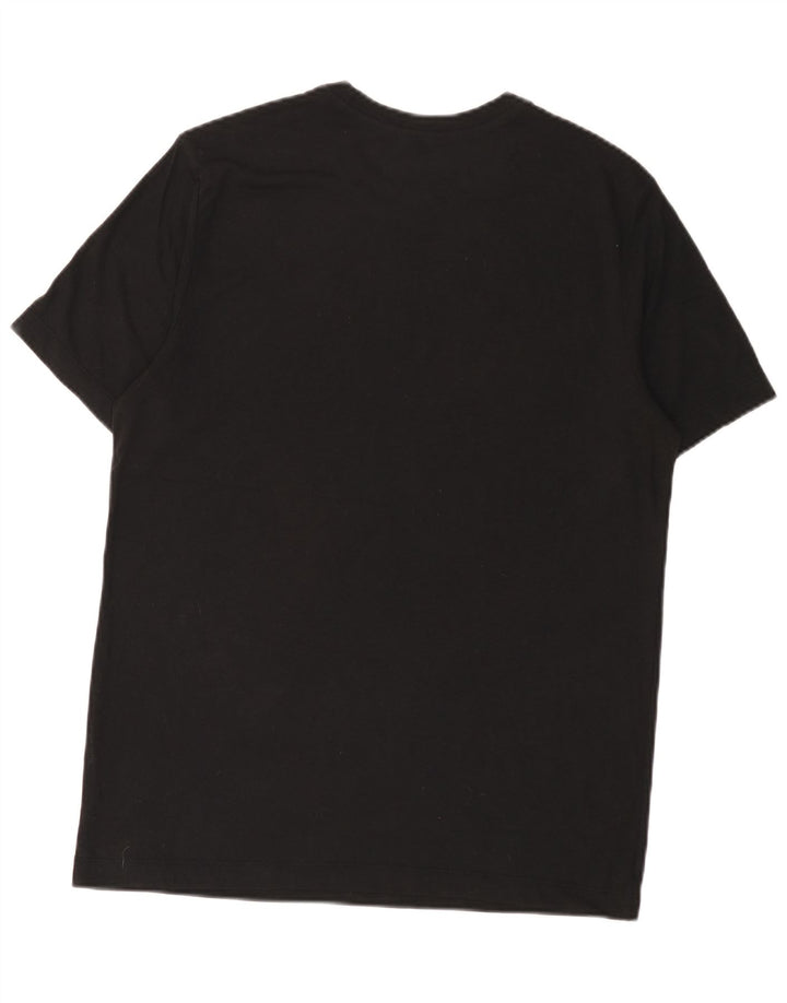 Camiseta Nike Masculina Dri Fit Graphic Top Médio Preto Poliéster