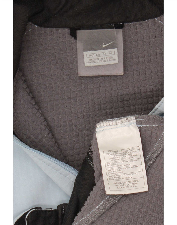 Jaqueta de treino feminina Nike US 8/10 poliéster azul médio