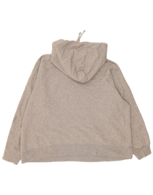 Suéter feminino Levi's com capuz grande e gráfico UK 18 XL algodão cinza