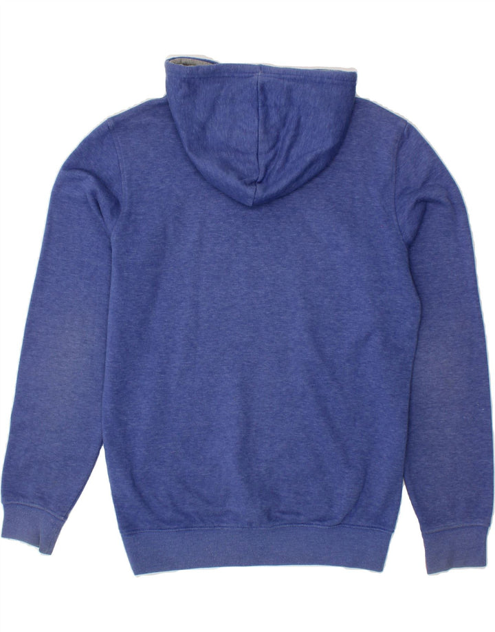 CHAMPION Mens Graphic Hoodie Jumper Small Blue Flecked Cotton Vintage Champion and Second-Hand Champion from Messina Hembry 