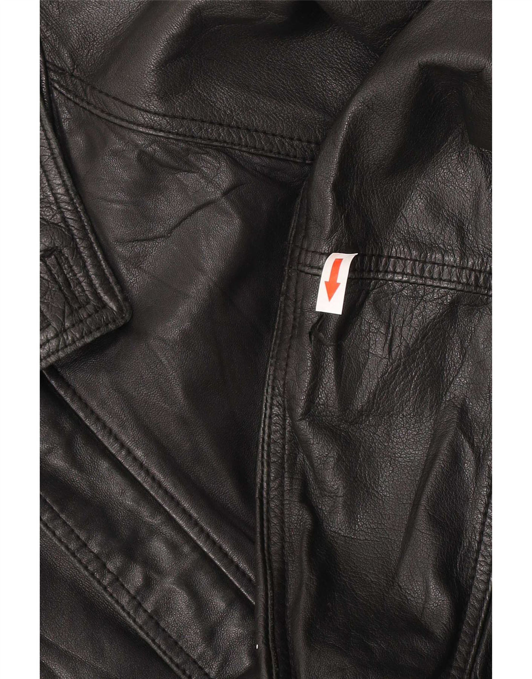Jaqueta de couro masculina Alta Moda Firenze IT 56 3XL preta
