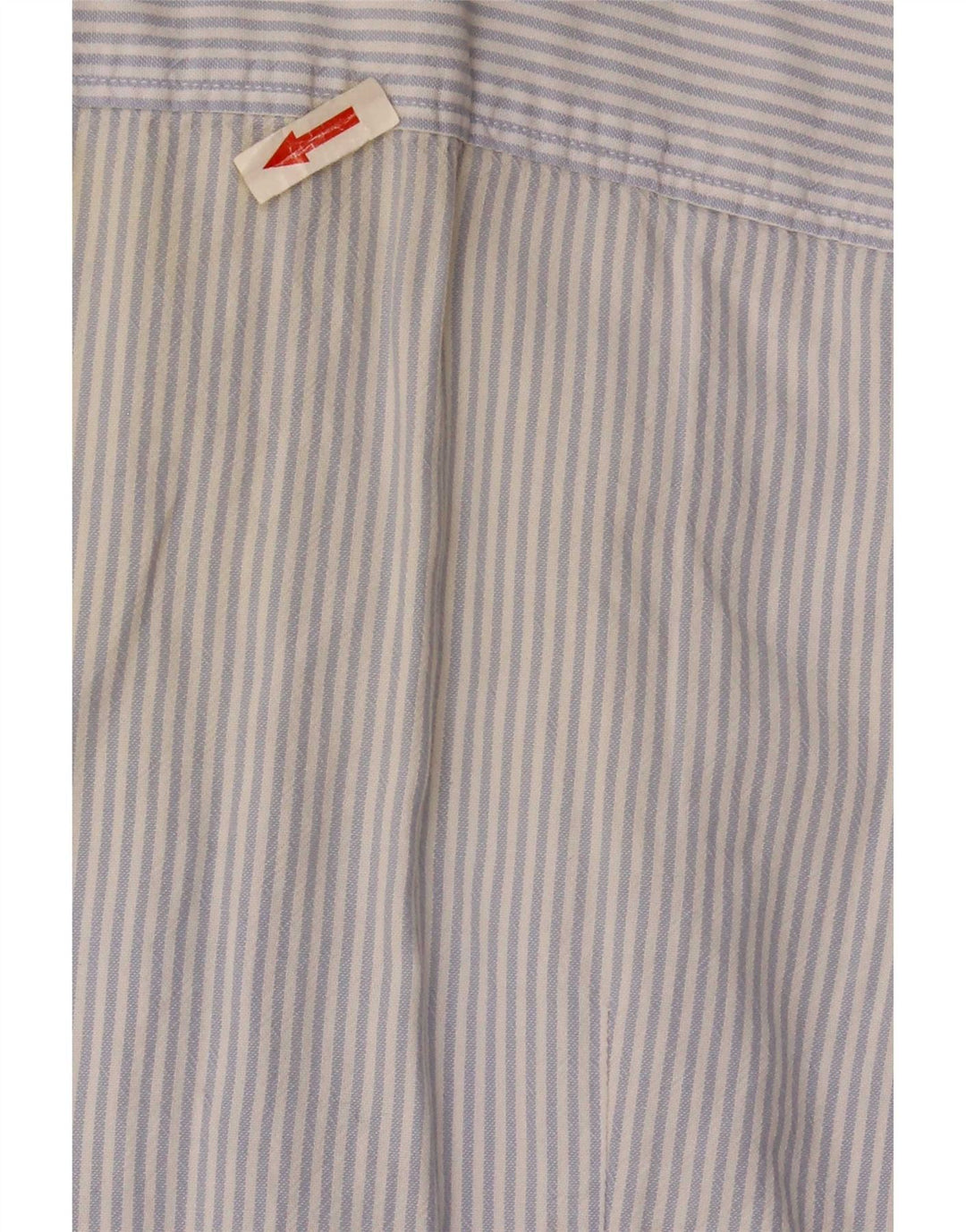 Camisa feminina Tommy Hilfiger EUA 6 algodão listrado azul médio