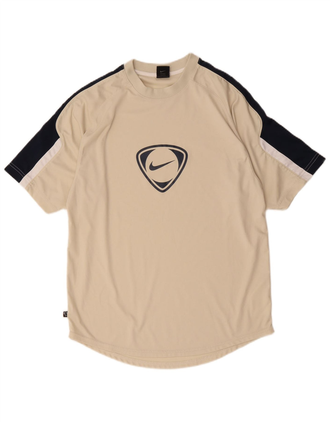 Camiseta masculina Nike Top UK 39/41 Medium Beige Colourblock Poliéster